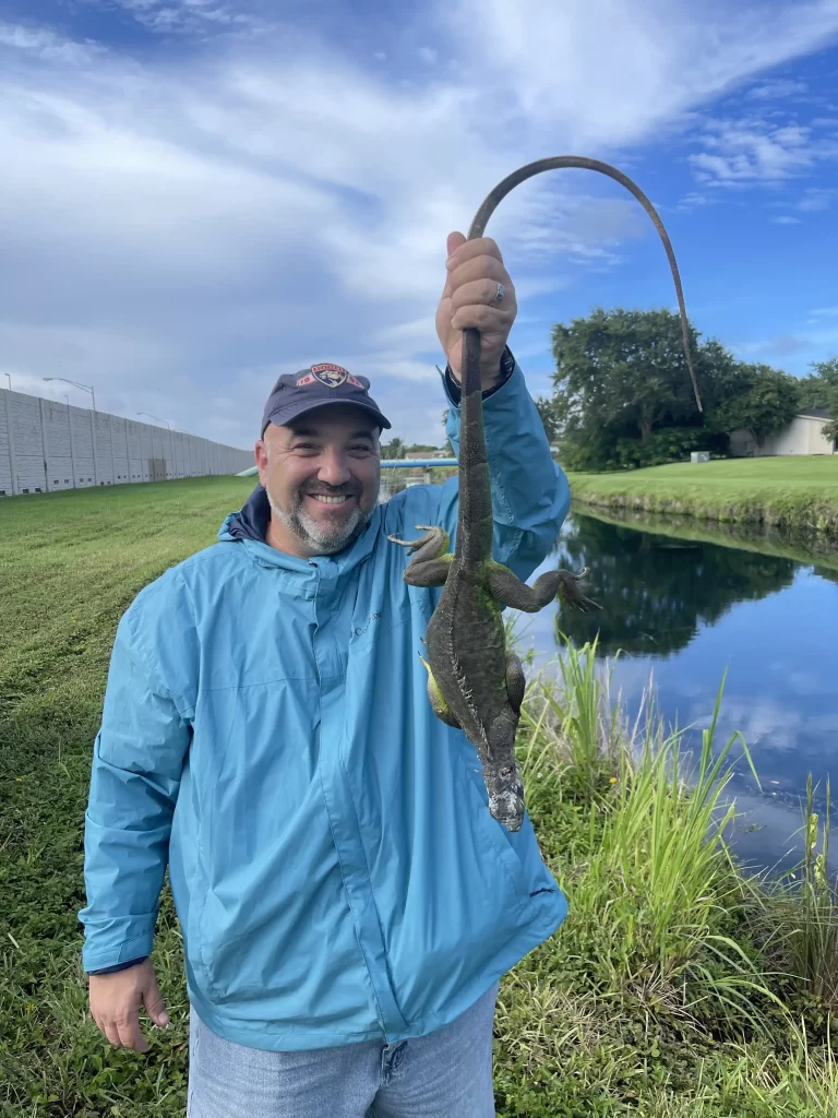 Rons first dead iguana